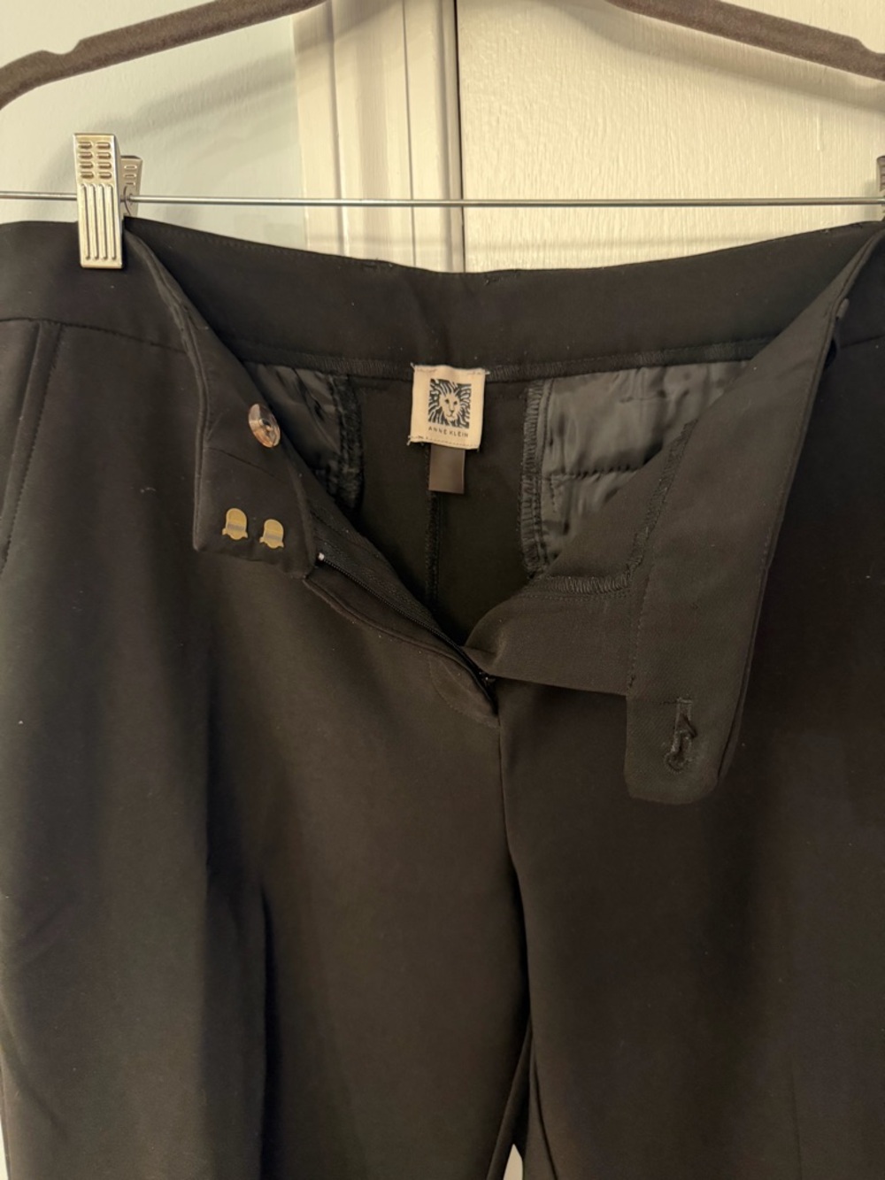 Anne Klein Black Women's Dress Trousers